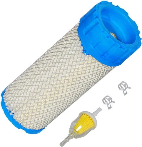 HIFROM MIU11748 Filtro de aire con kit de filtro de combustible compatible con John Deere Z830A Z850A Z860A Z925 Z930 Z950 Z960 Z970 ZTrak