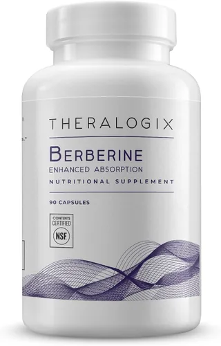 Miniatura 6 de Theralogix Absorción mejorada de berberina, suministro para 30 días, fabricado con fitosoma de berberina para ayudar a mantener el metabolismo