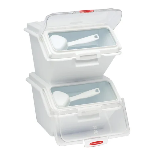 Miniatura 7 de Rubbermaid Commercial Products ProSave - Contenedor apilable para almacenamiento y cuchara/herramienta de medición