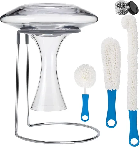 Miniatura 10 de 1000 cuentas de limpieza para decantador, bolas de limpieza de acero inoxidable 304 para cristalería, cuentas de limpieza reutilizables