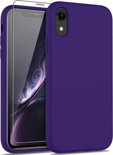 Miniatura 51 de bemal Funda para iPhone 14 Pro con protector de pantalla, silicona líquida de ajuste delgado, forro de microfibra suave, diseñada para mujeres