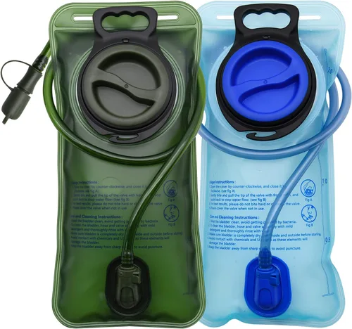 Mdvora - Bolsa de hidratación de 1.5L/2L/2.5L/3L, bolsa de almacenamiento de agua con gran abertura, para ciclismo, senderismo, acampada
