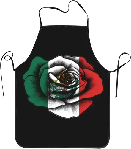Miniatura 13 de Delantal para hombres y mujeres, ajustable, de gran volumen, divertido, vintage, para cocina, barbacoa y parrilla (sin bolsillos)