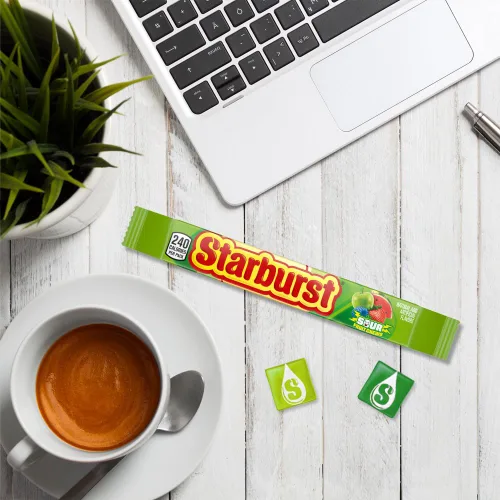 Miniatura 7 de STARBURST Caramelos masticables ácidos envueltos individualmente, masticables de fruta ácida, tamaño compartido, paquete de 2.07 onzas, caramelo a