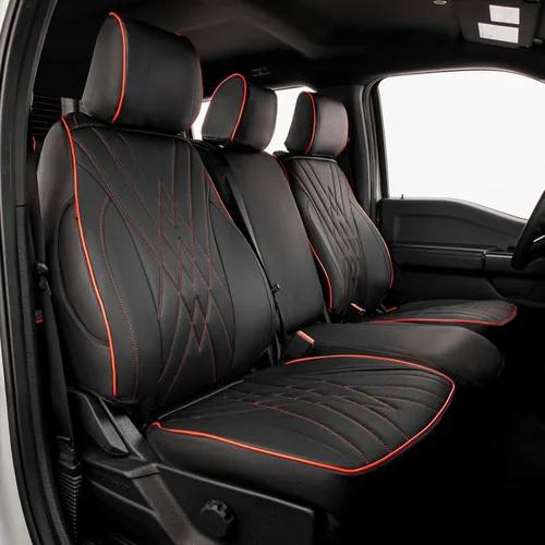 Miniatura 8 de EKR Fundas de asiento F150 para Ford F-150 STX 2024-2026 y F150 XL/XLT/Tremor 2021-2026 y (Lightning) F-150 Pro/XLT/Flash 2022-2024, resistentes