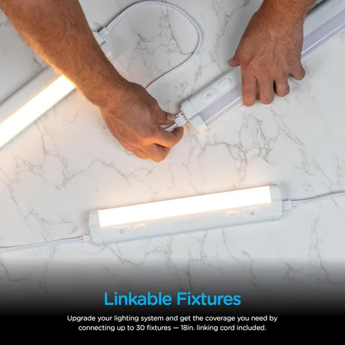 Miniatura 7 de Enbrighten Luces enchufables para debajo del gabinete de 36 pulgadas, 2386 lúmenes, cinco ajustes blancos desde (2700K-6500K), rango completo