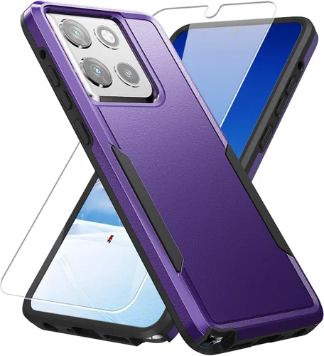 Miniatura 25 de Funda para Moto G Stylus 5G 2022, con Protector de Pantalla, [Probada contra Caídas de Grado Militar] Funda Protectora de Servicio Pesado Resistente
