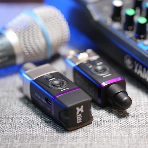 Miniatura 8 de Xvive U35C - Sistema de micrófono inalámbrico 5.8GHz con transmisor y receptor XLR inalámbrico para micrófono de condensador, mezclador de audio, 70C
