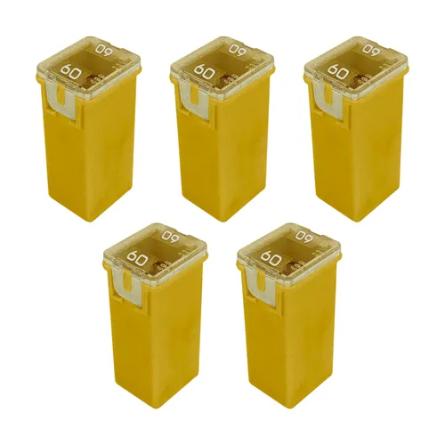 Miniatura 12 de Fusible alto estándar de 25 amperios J-Case de 1.063 in para camionetas, automóviles y SUV (25A, paquete de 5)