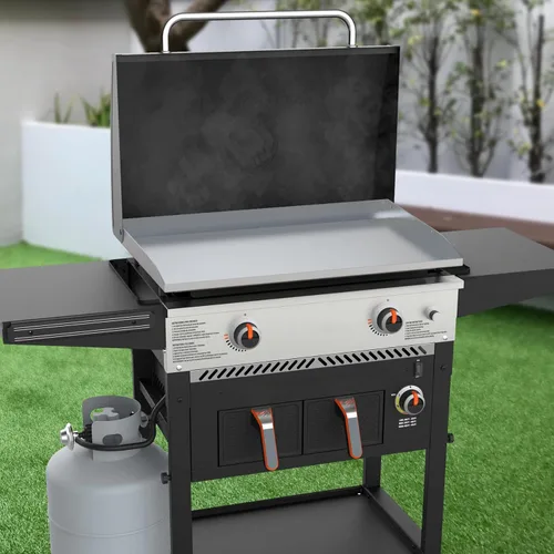 Miniatura 7 de Stanbroil Plancha plana de 28 pulgadas, parte superior de repuesto de parrilla de acero inoxidable para parrilla de gas Blackstone de 28 pulgadas