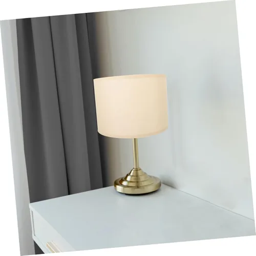 Miniatura 8 de Uonlytech Elegante pantalla de lino beige de repuesto para lámpara de pie de lino, pantalla de escritorio, fácil de instalar, clips extraíbles