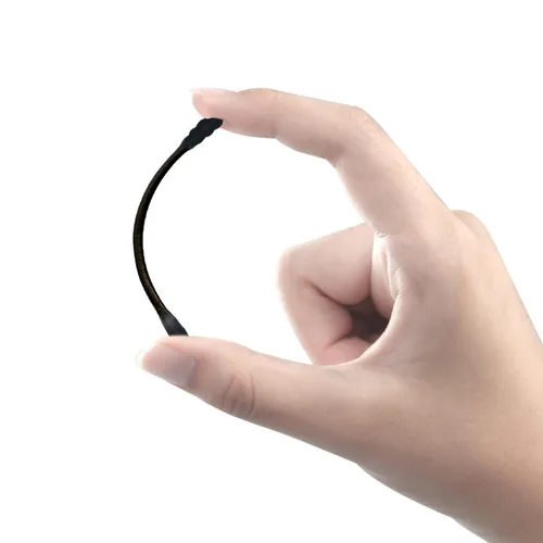 Miniatura 6 de Hisopos de algodón negro en espiral, 600 unidades de algodón orgánico, doble cara, firmemente envueltos, puntas de algodón carbón, palillo de papel
