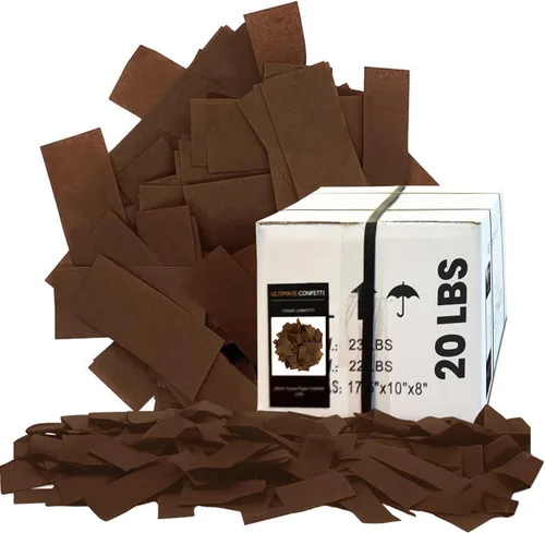 Miniatura 20 de Ultimate Confetti, Confeti Biodegradable Azul Bebé - Confeti de Papel de Seda Rectangular Revoloteante para Uso en Cañones y Lanzadores – Confeti