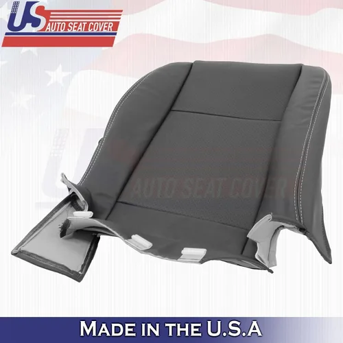 Miniatura 6 de U.S.AutoSeatCover 2011 2012 2013 Compatible con Dodge Charger Front Driver Side Bottom Funda de asiento de cuero BLK