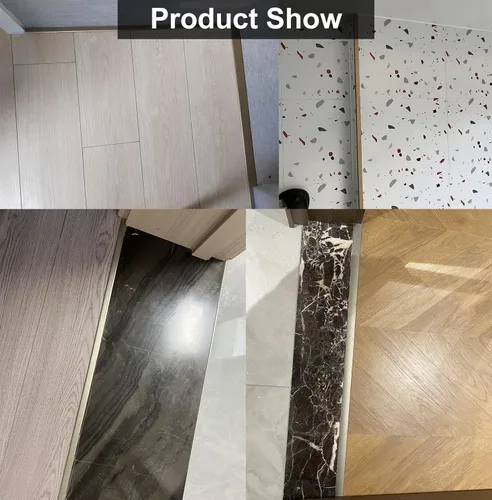 Miniatura 2 de Tira de umbral de puerta en forma de L Tira de transición de piso a baldosa Tira de transición de aleación de aluminio Accesorio de piso de borde