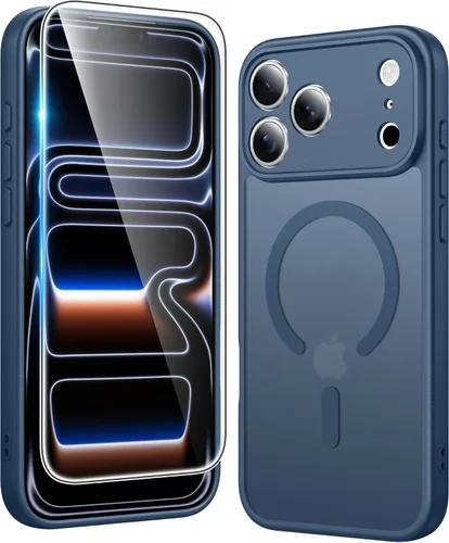 Miniatura 1641 de FNTCASE Funda para iPhone 13 Pro-Max: Fundas magnéticas transparentes compatibles con Magsafe Slim anti amarillamiento protección contra caídas