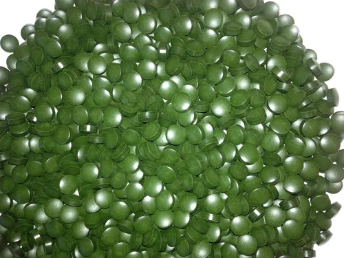 Miniatura 2 de Raw Power Tabletas de Chlorella (2500 unidades, 22.05 oz), prensadas en frío, 100% crudas y puras, de Organics