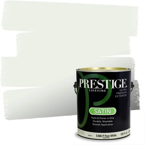 Miniatura 69 de PRESTIGE Paints - Pintura interior e imprimación en uno, 1 galón, cáscara de huevo, pimienta envejecida