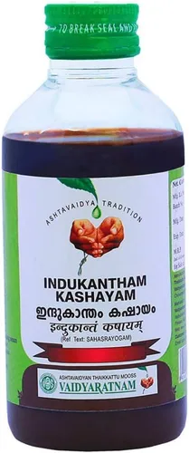 Vaidyaratnam Indukantham Kashayam 6.8 fl oz (Paquete de 3) Productos herbales ayurvédicos, Productos orgánicos ayurvédicos, Vaidyaratnam Productos