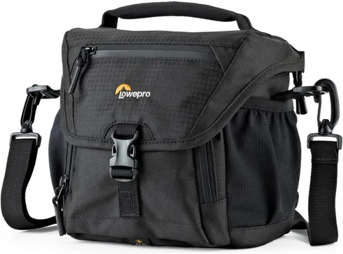 Bolso para cámara fotográfica Lowepro LP37117, Nova 140AW II, personalizable, portátil, compatible con cámaras mirrorless con lente de 17-85mm