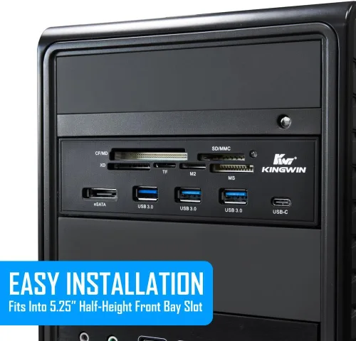 Miniatura 2 de Controlador de refrigeración KingWin, Negro