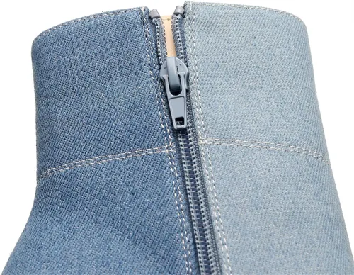 Miniatura 6 de Bliss - Botines cómodos de tacón grueso para mujer, estilo Chelsea