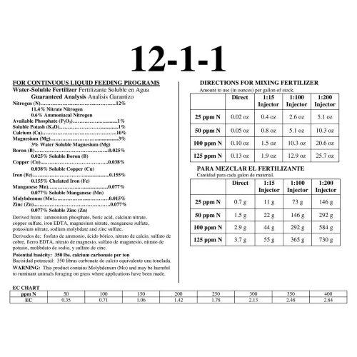 Miniatura 6 de ™ K-Lite (12-1-1-10Ca-3Mg) 8oz (MSU)