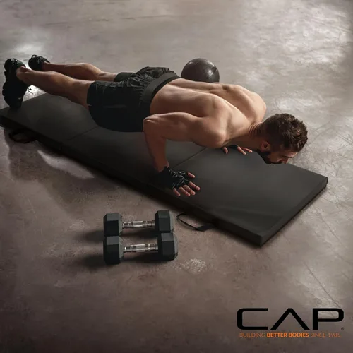 Miniatura 6 de CAP Barbell All Purpose Folding Anti Tear Exercise Training Aerobic Fitness Gym & Gymnastics Balance Mat Multiple colors Rosa