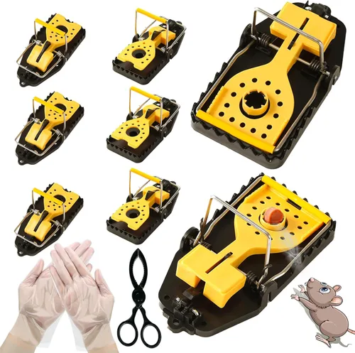 Trampas para ratones, trampa para ratas, rápida y eficazmente, la mejor trampa para ratones, trampas para ratones usadas en interiores y exteriores,