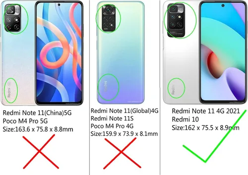 Miniatura 5 de Kepuch Mowen Funda Para Xiaomi Redmi 10/Redmi Note 11 4G 2021 - Cubierta De Parachoques Placa De Metal Incorporada Para Xiaomi Redmi 10/Redmi Note