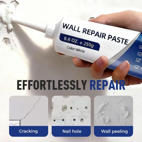 Miniatura 3 de Agente reparador de paredes 2026, pasta de reparación de pared blanca con espátula, agente de reparación de paredes, relleno de azulejos, kit
