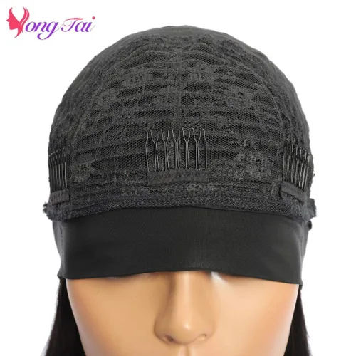 Miniatura 8 de Peluca de cabello lacio con diadema, pelucas de 18 pulgadas para mujeres negras, sin encaje frontal, pelucas de cabello humano lacio virgen peruano
