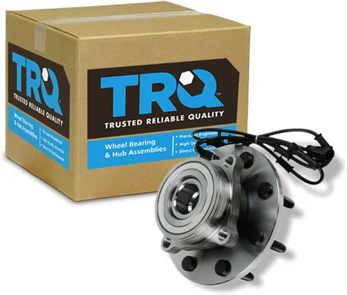 Miniatura 8 de TRQ Cojinete de rueda delantera y conjunto de cubo con sensor ABS compatible con Toyota Sequoia 2008-2022 Tundra 2007-2021