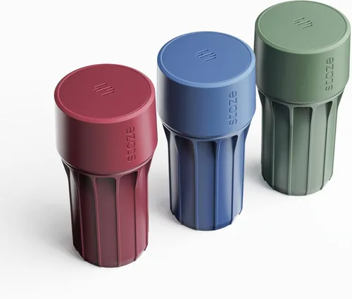 Miniatura 20 de Staze Recipiente hermético a prueba de olores (5.0 fl oz) – Tarro sellado al vacío con protección UV, recipiente impermeable para almacenamiento