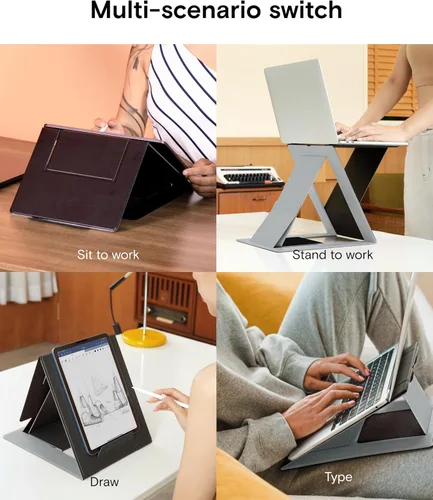 Miniatura 2 de MOFT Soporte Plegable para Laptop y Escritorio Portátil, Escritorio Mini para Computadora Portátil para Viaje y Oficina en Casa, Diseño Ergonómico