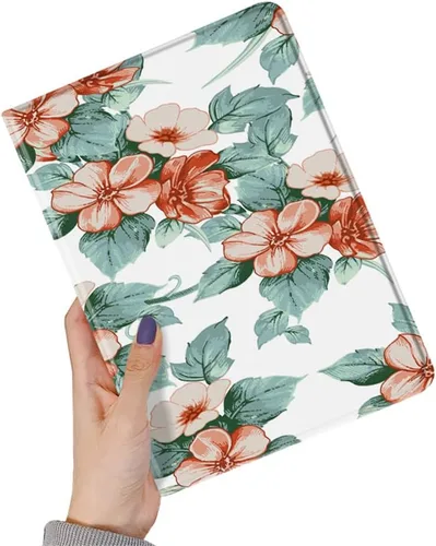 Miniatura 42 de kaidisen Funda de flores compatible con iPad de 9.7 pulgadas, 6ª y 5ª generación, iPad Air/Air 2, diseño de flores, ilustración floral con soporte