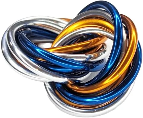 Miniatura 42 de Möbii Fidget Ball (MultiColor): Herramienta de alivio del estrés, ansiedad y estimulación para ADHD, silenciosa, ideal para el hogar, viajes, Rosa