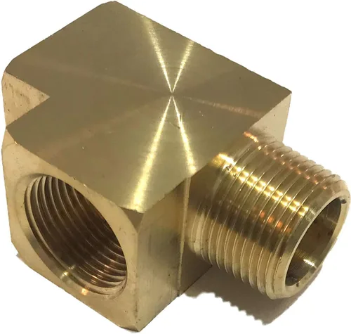 Miniatura 2 de Brass Street TEE 3/4" NPT combustible/aire/agua/aceite/gas WOG (10)