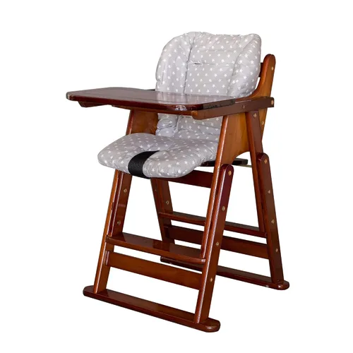 Miniatura 3 de Twoworld Cojín para silla alta, cojín de asiento de bebé grueso grande para silla de bebé, funda de almohadilla transpirable (gris de moda)