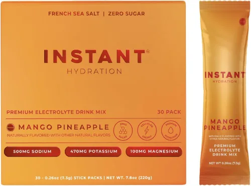 Miniatura 17 de Instant Hydration Shawn Johnson - Paquetes de electrolitos en polvo sin azúcar, mezcla de bebida electrolítica de limonada de cereza y artículos