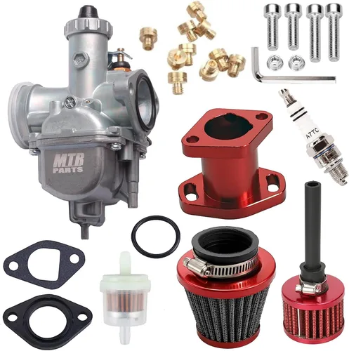 Miniatura 7 de VM22 Carburador de 26mm para Predator 212CC 196cc, Compatible con CT200U KT196 Mini Bike, Moto Race Go Kart 6.5HP Baja Warrior Heat MB165 MB200, Kit