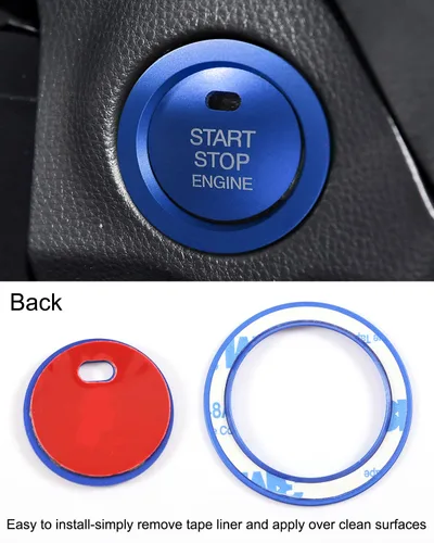 Miniatura 4 de 4 anillos de perilla de control de clima de CA RAV4, cubierta de arranque del motor, consola central, interruptor de aire acondicionado para RAV-4