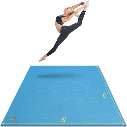 Miniatura 12 de GXMMAT Large Yoga Mat 6'x4'/6'x6'/7'x5'(7mm/9mm), Extra Thick Workout Mats for Home Gym Flooring,Ultra Comfortable Non-Slip Quick Resilient Barefoot