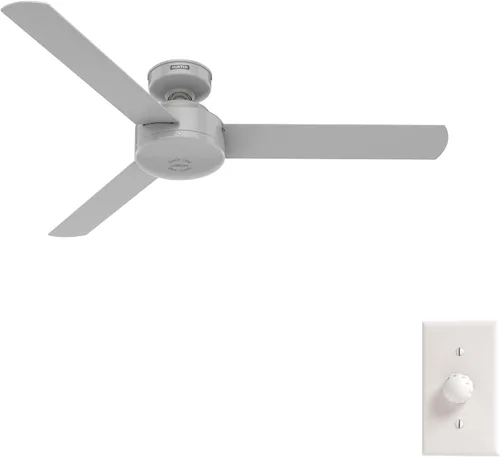 Miniatura 17 de Hunter - Ventilador de techo de 44 pulgadas para interiores sin luz - Ventilador de techo moderno sin luz, 3 aspas, montaje estándar