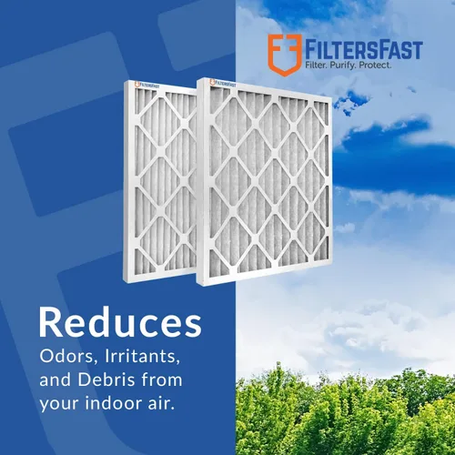 Miniatura 3 de Filters Fast Filtro de aire MERV 8 de 7.5 x 7.5 x 1, filtros de aire para horno de CA de 1 pulgada, fabricados en los Estados Unidos, tamaño real