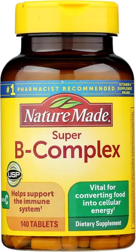 Miniatura 8 de Nature Made Super B-Complejo con Vitamina C y Ácido Fólico, 60 Tabletas