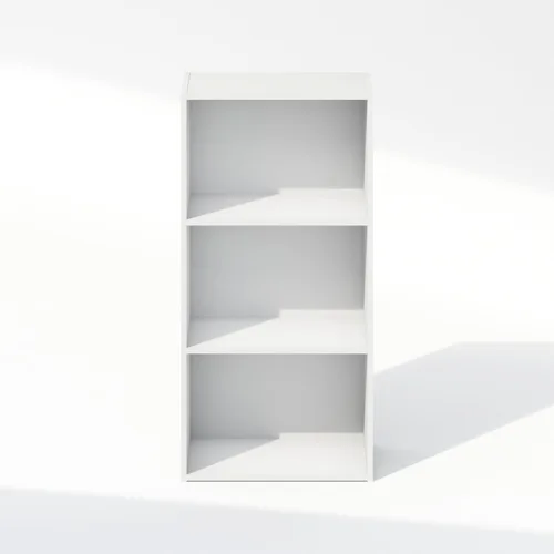 Miniatura 4 de Furinno Reed - Organizadores y almacenamiento de armario, organizador de armario de 3 niveles, estante abierto, para armario, dormitorio, sala