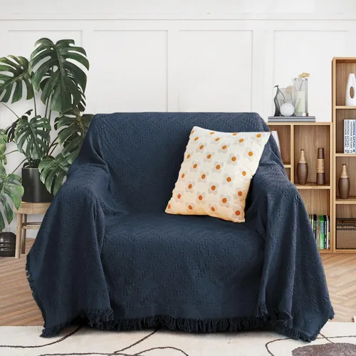 Miniatura 17 de MEETSKY Fundas para Sofá Cubiertas para Sofá Pequeño Fundas para Sofá para Loveseat/Silla/Futón Reclinable Protector de Sofá Lavable Decorativo