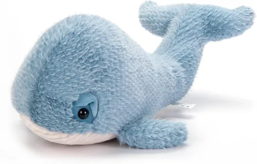 The Petting Zoo Peluche de ballena, regalos para niños, animales marinos Fuzzlez, juguete de peluche de ballena, 15 pulgadas
