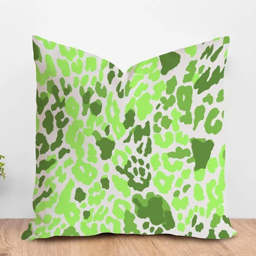 Miniatura 21 de ArogGeld Funda de almohada para sofá, guepardo y leopardo, estampado de leopardo, funda de cojín decorativa de granja para sala de estar